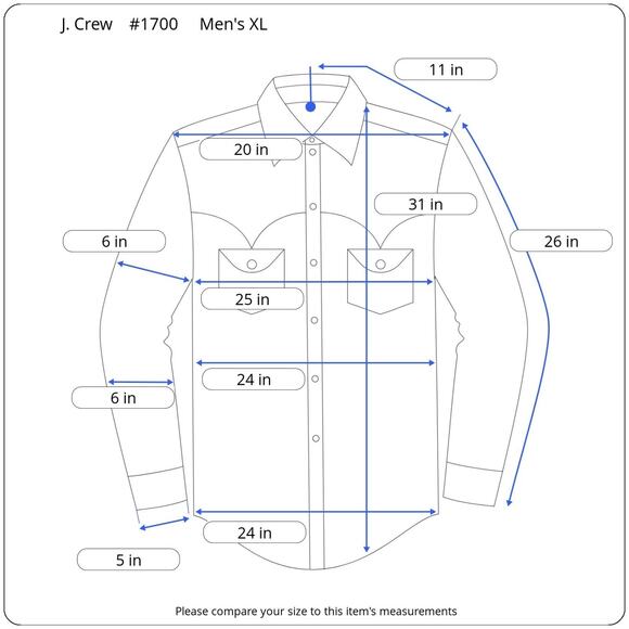 Buffalo Plaid Flannel Shirt Men’s XL Classic Fit 90s-Style Workwear Layer J.Crew - Picture 11 of 11